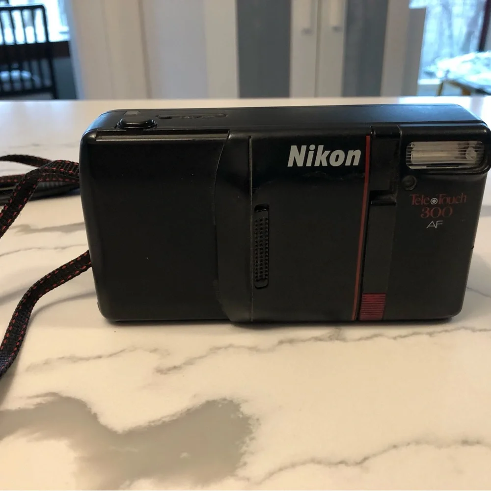 Nikon Tele Touch 300 AF Nikon Lens 35/55mm Macro 5486673 Untested